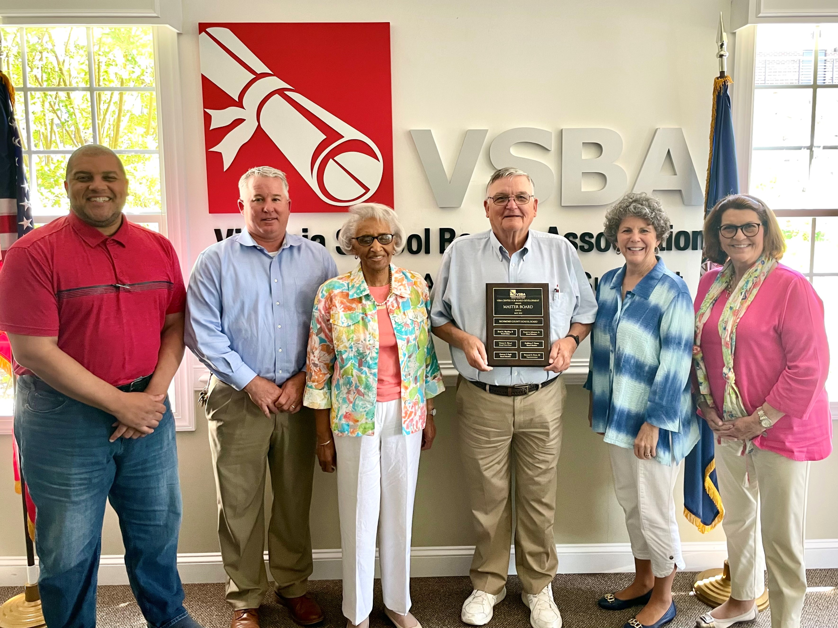 Richmond County School Governance Team Earns VSBA Master Board Designation